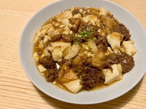 ヤマブシタケ入り麻婆豆腐